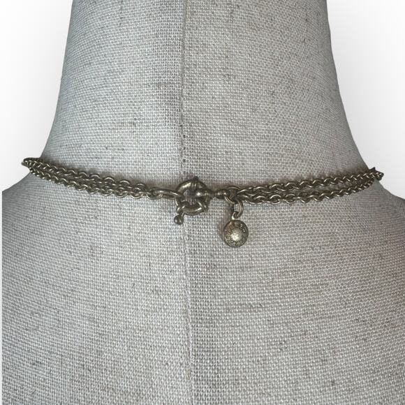 J.Crew Purple Lucite Petal Statement Necklace 23" - Picture 7 of 7